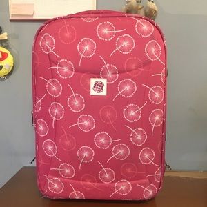 pink suitcase